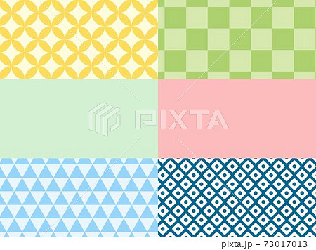 バックグラウンド 和柄 和風 背景のイラスト素材