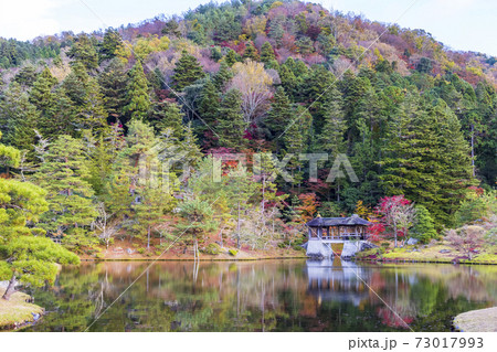秋の京都 修学院離宮 73017993