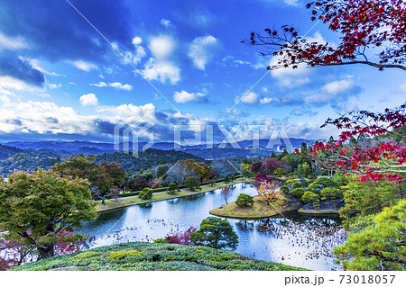 秋の京都 修学院離宮 秋の京都 修学院離宮 73018057