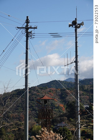 電信柱と火の見櫓 電信柱と火の見櫓 73022553