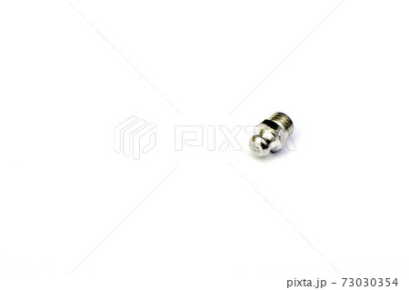 Grease nipple fittings for machine spare parts isolated on the white background. New spare parts. Grease nipple fittings for machine spare parts isolated on the white background. New spare parts. 73030354