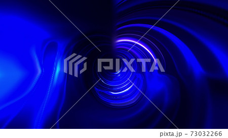 Glowing futuristic tunnel, computer generated. 3d rendering abstract background. Inside a rotating corridor Glowing futuristic tunnel, computer generated. 3d rendering abstract background. Inside a rotating corridor 73032266