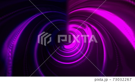 Glowing futuristic tunnel, computer generated. 3d rendering abstract background. Inside a rotating corridor Glowing futuristic tunnel, computer generated. 3d rendering abstract background. Inside a rotating corridor 73032267