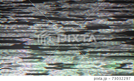 Glitch, pixel noise on the screen, computer generated. Bad Signal. 3d rendering a digital background 73032297