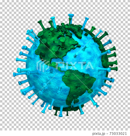 Earth America infected with coronavirus Earth America infected with coronavirus 73033021