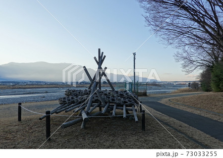 信玄堤公園（冬） 73033255