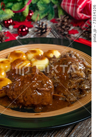 Tasty traditional Polish meal. Tasty traditional Polish meal. 73034106