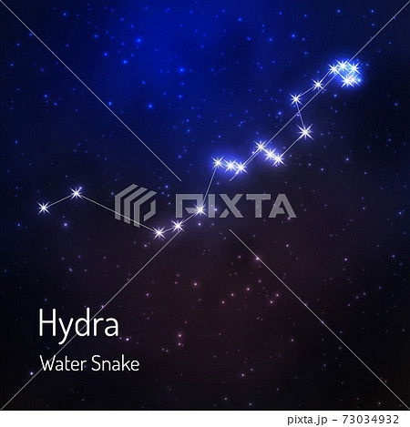 Constellation in the night starry sky 73034932