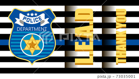 Law Enforcement Appreciation Day is celebrated in USA on January 9th each year. Police department badge, sheriff shield is shown. Flat vector with for flyer, card, web, banner Law Enforcement Appreciation Day is celebrated in USA on January 9th each year. Police department badge, sheriff shield is shown. Flat vector with for flyer, card, web, banner 73035001