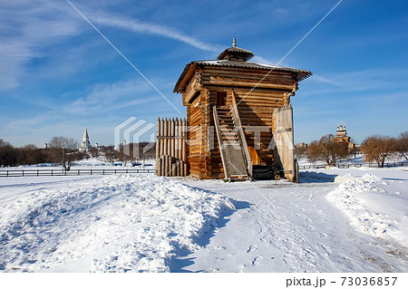 The Wooden Tower of the Bratsk fortress in Kolomenskoye The Wooden Tower of the Bratsk fortress in Kolomenskoye 73036857