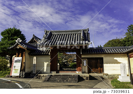 法華寺　赤門　奈良県奈良市 73039631