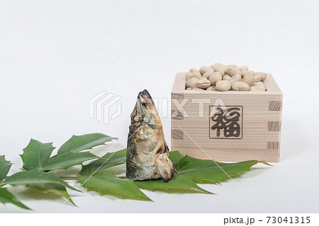 【節分イメージ 鰯と豆】 【節分イメージ 鰯と豆】 73041315