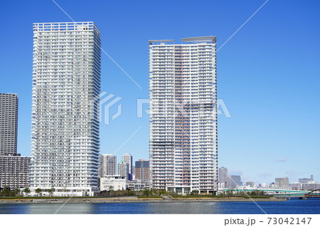 東京ベイエリア 晴海埠頭の風景 東京ベイエリア 晴海埠頭の風景 73042147