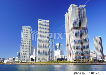 東京ベイエリア　晴海埠頭の風景 73042165