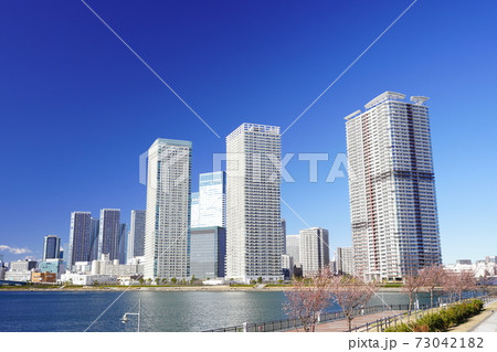 東京ベイエリア 春海橋公園と晴海の風景 東京ベイエリア 春海橋公園と晴海の風景 73042182