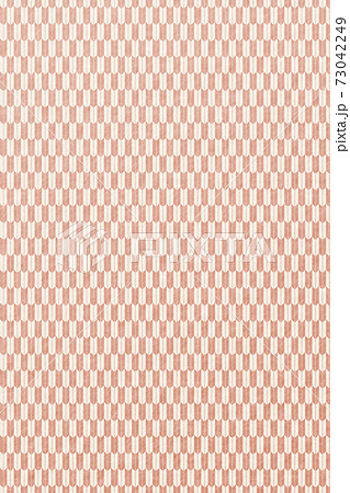 イラスト素材　和紙テクスチャ　背景素材　矢絣文様　和紙　テクスチャ 73042249