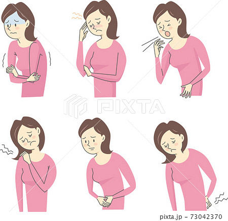 体調不良_女性 体調不良_女性 73042370