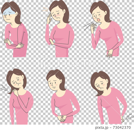 体調不良_女性 体調不良_女性 73042370