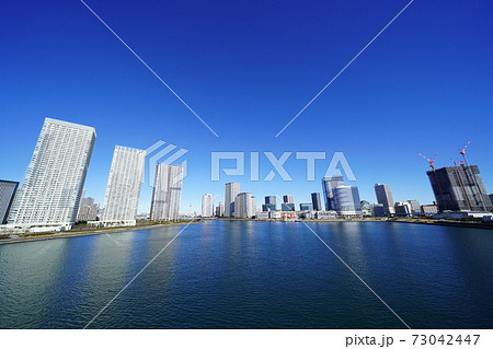 東京ベイエリア　晴海と豊洲の風景 73042447