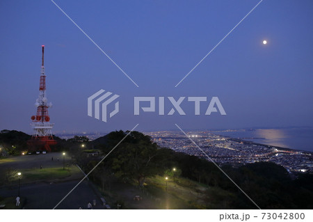 湘南平からの湘南の夜景 湘南平からの湘南の夜景 73042800