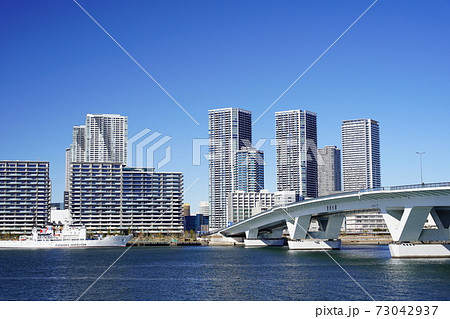 東京ベイエリア 晴海埠頭の風景 東京ベイエリア 晴海埠頭の風景 73042937