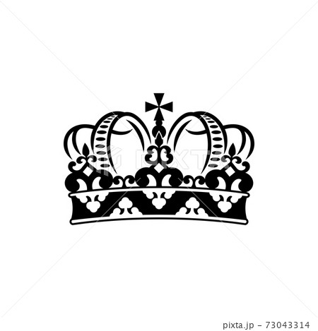 Monarchy symbol isolated royal crown Monarchy symbol isolated royal crown 73043314