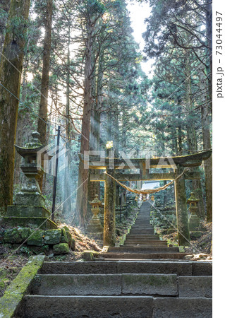 冬の熊本　上色見熊野座神社6 73044497