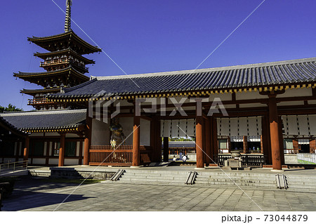 薬師寺　中門　奈良県奈良市 73044879