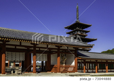 薬師寺　中門　奈良県奈良市 73044880