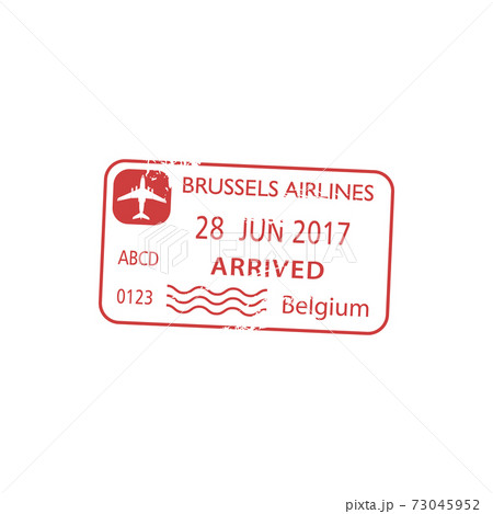 Brussels airport arrival visa, passport control 73045952