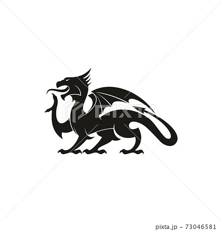 Gryphon Mythical Creature Isolated Dragon Beastのイラスト素材