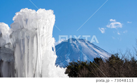 富士山と樹氷 富士山と樹氷 73048113