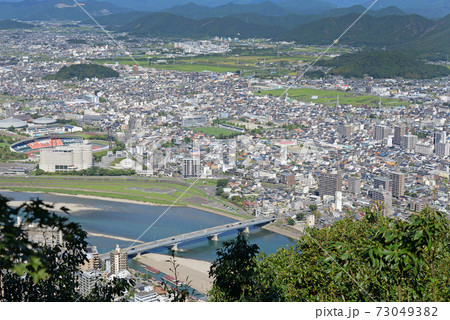 岐阜県岐阜市 金華山からの眺め 岐阜県岐阜市 金華山からの眺め 73049382