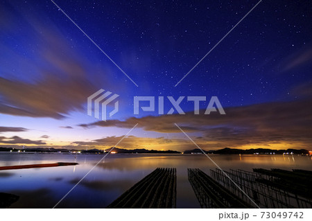 瀬戸内の冬の星空 暁に昇る蠍座、天の川 瀬戸内の冬の星空 暁に昇る蠍座、天の川 73049742