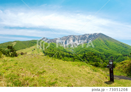 大山北壁 (豪円山のろし台からの新緑の風景) 大山北壁 (豪円山のろし台からの新緑の風景) 73051208