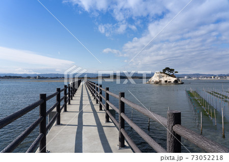 松川浦桟橋〜福島県相馬市松川浦の観光桟橋 73052218