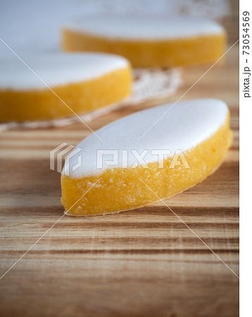 Typical almond sweets from france calissons d'aix Typical almond sweets from france calissons d'aix 73054569
