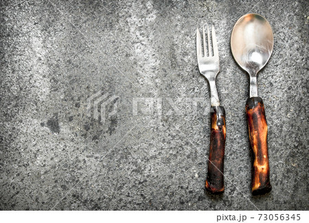 Serving background. Cutlery. Serving background. Cutlery. 73056345