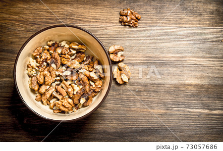 Shelled walnuts. Shelled walnuts. 73057686