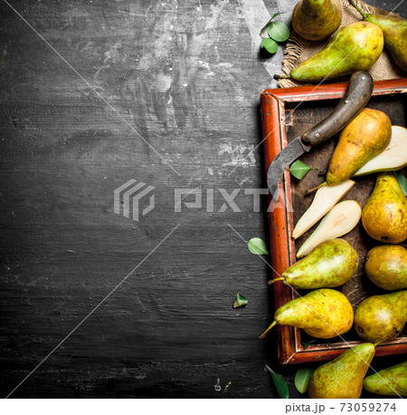 Ripe pear. Ripe pear. 73059274