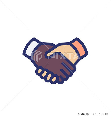 handshake, deal, partnership icon, vector 73060016