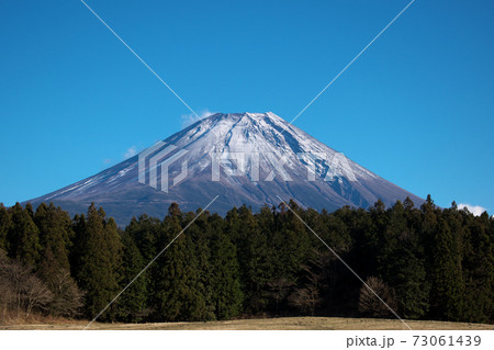 朝霧高原からの富士山 73061439