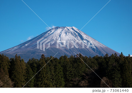 朝霧高原からの富士山 73061440