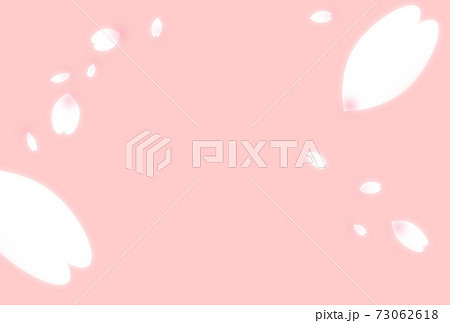 桜の花びら ハガキ ピンク 透過 ポストカード Png コピースペース 背景 Backgroundのイラスト素材