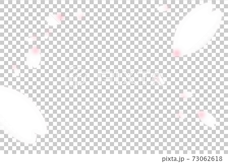 桜の花びら ハガキ ピンク 透過 ポストカード Png コピースペース 背景 Backgroundのイラスト素材