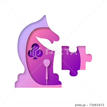 Vector games in paper art style Vector games in paper art style 73063973