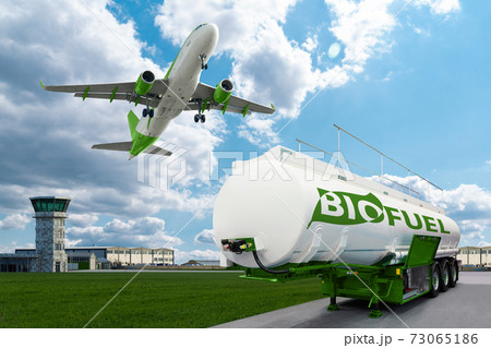Airplane and bioguel tank  73065186