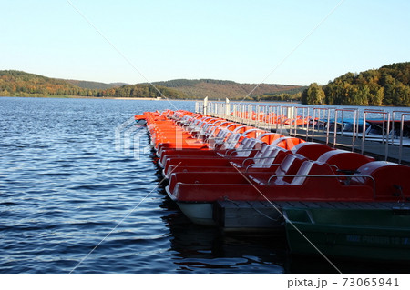 red pedal boats 73065941