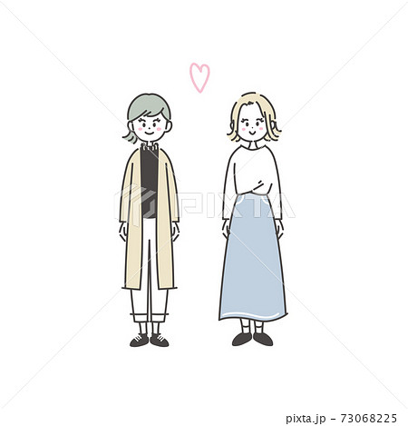 同性カップルのイラスト 73068225