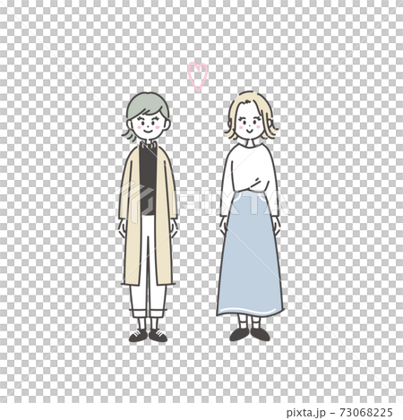 同性カップルのイラスト 73068225